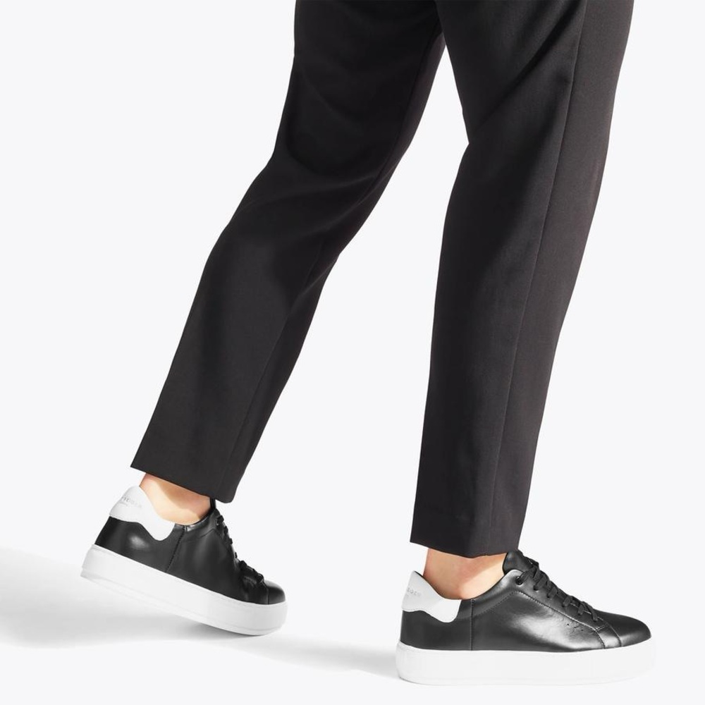 Kurt Geiger / Laney Black and White Men's Sneakers 10